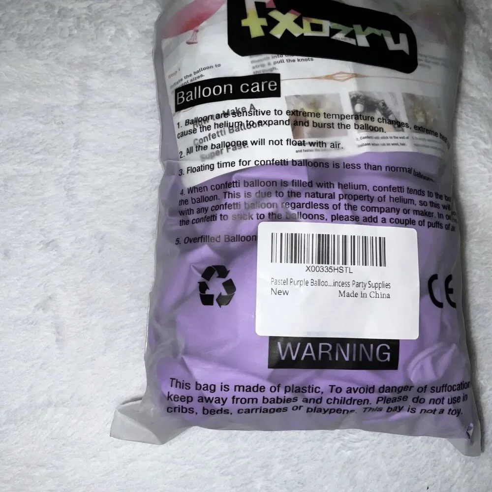 Balloon Garland Kit 114pcs. Pastel Purples 16 Feet Garland Kit By Fxozru New